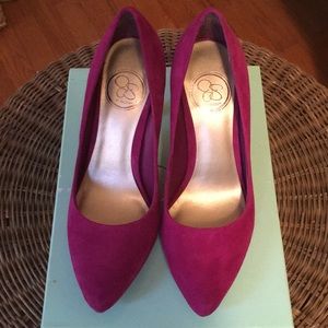 Jessica Simpson Purple Suede Heels US 6.5